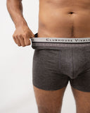 Ultimate Finesse Soft Boxer Brief - Charcoal